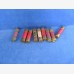 Lot of 9 fuses, 10-30 Amp, 51 mm long